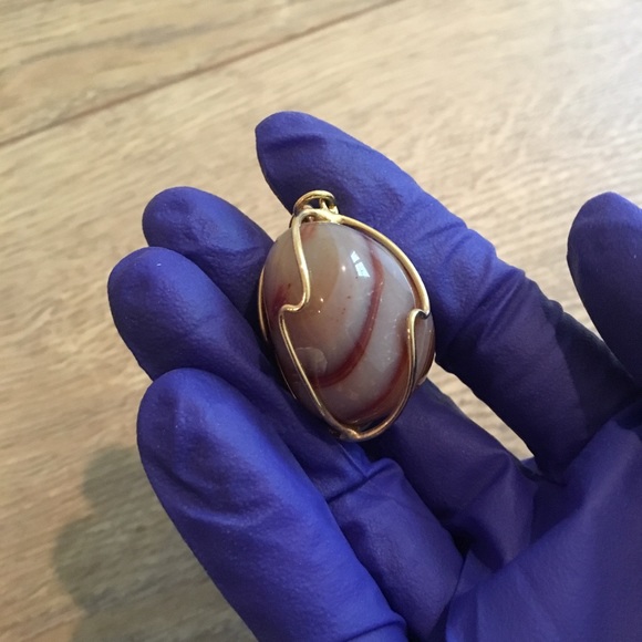 ANTHROPOLOGIE Stone Bead Keychain NWT - Picture 2 of 2